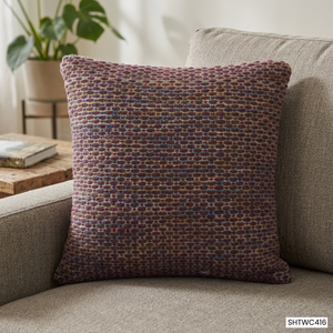 ปลอกหมอนอิงสี่เหลี่ยมผ้าฝ้ายทอลายทางซิปหรูหรา STAR HOMETEX สินค้าขายดี ทำด้วยมือ ซักได้ เป็นมิตรกับสิ่งแวดล้อม - Product Image 5