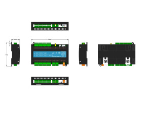 Sunfull DDC1002-12800-4G Gateway di Configurazione WEB per Controller DDC + PLC Tutto in Uno per Raccolta <span class=keywords><strong>Dati</strong></span> DO DI - Product Image 4