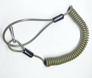 Cordons de sécurité spirales personnalisés de diverses formes, en acier inoxydable recouvert de TPU, pour la fabrication et le soudage - Product Image 4