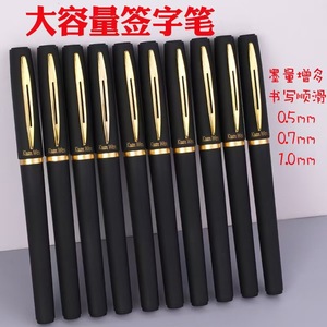Stylo neutre à pointe bille géante de 1,0 mm, noir, en plastique, pour bureau et affaires, pointe en acier inoxydable, haute capacité, pour étudiants - Product Image 3