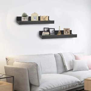Estantes flotantes de madera rústica, almacenamiento de cocina, pared, estante colgante de cocina, estantes de pared, decoración del hogar - Product Image 6