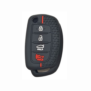 Étui de <span class=keywords><strong>clé</strong></span> en silicone pour <span class=keywords><strong>Hyundai</strong></span> Ix35 IX45 IX25 I10 I20 <span class=keywords><strong>I30</strong></span> HB20 Sonata Verna Solaris Santa Elantra Mistra Creta Tucson - Product Image 1