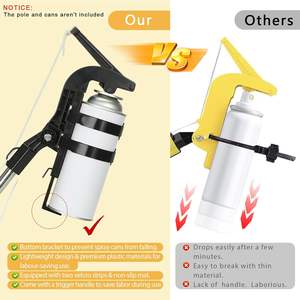 स्प्रे एक्सटेंशन पोल एडाप्टर समायोजन स्प्रेयर ब्रैकेट एडाप्टर वास्प/हॉर्नेट/मधुमक्खी स्प्रे लंबी रेंज के लिए - Product Image 2