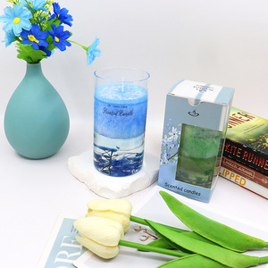 Vela Aromática <span class=keywords><strong>de</strong></span> Cera en Gel Ecológica <span class=keywords><strong>de</strong></span> Alta Calidad, <span class=keywords><strong>Serie</strong></span> Bebidas, Decoración para el Hogar, Venta al por Mayor Directa <span class=keywords><strong>de</strong></span> Fábrica - Product Image 5