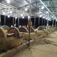 Broyeur à moulin à eau 1200A à faible coût de 1-3 t/h pour l'or, idéal pour les mines du Soudan et du Zimbabwe