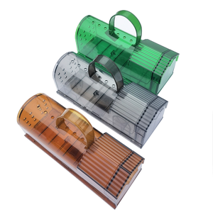 2 Pack ABS Plastic No Kill <strong>Mouse</strong> Trap Humane Smart <strong>Mice</strong> <strong>Cage</strong> <strong>for</strong> Big <strong>Mice</strong> Indoor <strong>for</strong> Kitchen Use Also Effective Mosquitoes Flies - Product Image 2