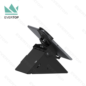 LST09-D พลิกแท็บเล็ต POS ยืนสำหรับ <span class=keywords><strong>iPad</strong></span> Kiosk ยืนตู้ชำระเงินจอแส<span class=keywords><strong>ด</strong></span>งผลการรักษาความปลอ<span class=keywords><strong>ด</strong></span>ภัยสำหรับแท็บเล็ต Android พื้นผิวเคาน์เตอร์โต๊ะด้านบน - Product Image 6