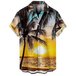 Vente directe d'usine Chemises hawaïennes pour hommes Shummer Beach Tailles américaines Fournisseurs Chemises <span class=keywords><strong>de</strong></span> <span class=keywords><strong>Noël</strong></span> personnalisées - Product Image 6