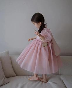 <span class=keywords><strong>Eleganti</strong></span> vestiti da neonato abito da bambina solido elegante abito da principessa alla moda gonna carina per bambini - Product Image 3