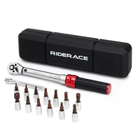 RIDERACE-Clé dynamométrique pour vélo, kit de réparation de moto Pro, 1/4 pouces, 2-24nm, double direction