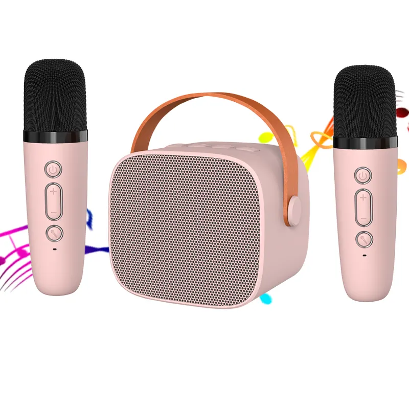 Лучший портативный мини-караоке-плеер loa Bluetooth электронный объемный звук беспроводной детский караоке-динамик
