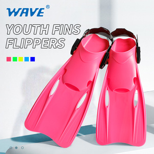 Wave-aletas profesionales de talón abierto, ajustables, para entrenamiento, <span class=keywords><strong>buceo</strong></span> y natación - Product Image 6