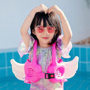 Nuevo Estilo de <span class=keywords><strong>Chaleco</strong></span> Salvavidas <span class=keywords><strong>Inflable</strong></span> de PVC con Alas de Ángel para Niñas de 3 a 6 y de 6 a 8 Años - Product Image 1