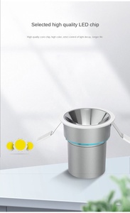 Luces de riel móviles LED no estroboscópicas antideslumbrantes ajustables más vendidas, focos de techo comerciales, montaje magnético No - Product Image 6