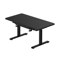 Cadre de bureau électrique à double moteur de 1080 à 1380 mm de largeur à 3 niveaux de hauteur réglable en métal avec caractéristiques uniques