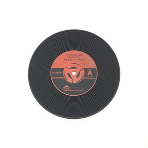 Posavasos de Vinilo Creativos en Oferta, Material de Goma Ecológico, Color Personalizado, Logotipo Impreso, Regalo Promocional, Alfombrillas de Escritorio - Product Image 4