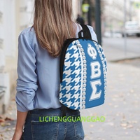 Sac à dos personnalisé pour femme de la sororité Phi Beta Sigma, sac de shopping réutilisable de haute qualité, sac de week-end