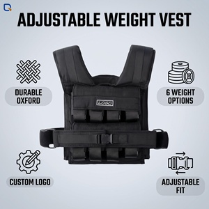 Gilet lesté robuste pour l'entraînement avec blocs de fer amovibles – Gilet d'entraînement durable pour le CrossFit et la <span class=keywords><strong>musculation</strong></span> - Product Image 1