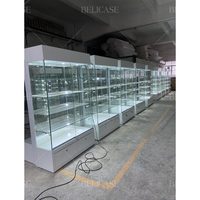 Vitrine d'Exposition en Verre de Haute Qualité pour Bijoux, Meuble d'Agencement en Bois de Boutique, Présentoir pour Magasin de Tabac