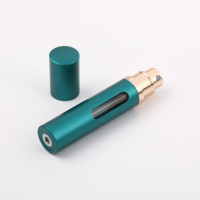 Mini flacons de parfum portables à remplissage par le bas, format voyage 5 ml, atomiseur de luxe pour huiles essentielles