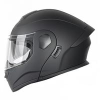 Nouveau casque de moto ouvert certifié DOT Uncover-800 - Coque légère en ABS avec fermeture rapide, 2 visières et doublure en coton