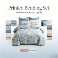 Ensemble de linge de lit de luxe de haute qualité, en microfibre douce, imprimé, vente en gros d'usine à bas prix pour les détaillants, achat en gros pour les hôtels