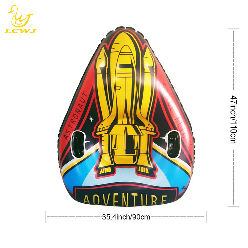 Tube de ski fusée triangulaire