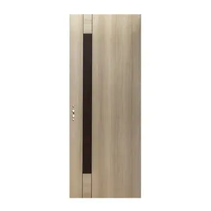 Möbel Holz interne Haupt türen Massivholz Dubai Frame less 2 Panel Puerta De Madera Spült ür für den Markt
