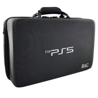 Tas Penyimpanan Konsol Game PS5 dari Bahan EVA Pelindung dengan Tas Selempang untuk Perjalanan