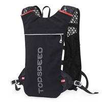 Sac à dos d'hydratation tactique léger et tendance pour le cyclisme et les sports de plein air, imperméable, avec fermeture éclair, pour sacs à eau de vélo, style mode