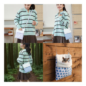 Cuccia 2in1 per Animali Domestici, Letto Caldo per Riccio, Scoiattolo, Criceto, Porcellino d'India, Borsa Invernale, Tappetino, Borsa da Viaggio a Tracolla per Criceti - Product Image 2