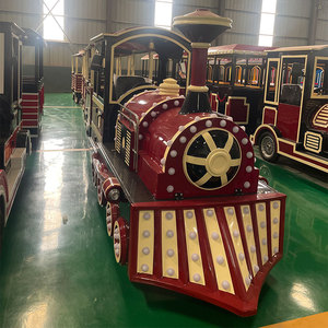 Tren Eléctrico Adaptativo Todo Terreno sin Rieles de Acero para Parques Temáticos y Centros Comerciales, Uso en Exteriores para Turismo - Product Image 5