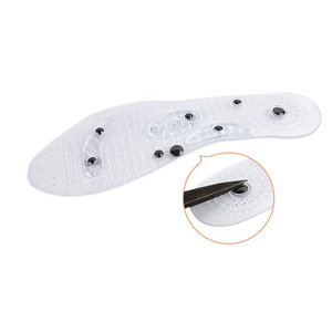 Plantillas de PVC para el Cuidado de los Pies con Acupuntura Magnética, Plantillas Ortopédicas Terapéuticas de Masaje con Corte Libre - Product Image 4