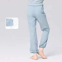 Pantalons de survêtement en nylon pour filles, pantalons de danse pour enfants, pantalons d'échauffement à quatre côtés élastiques pour enfants