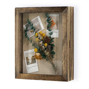 Bóng Hộp Khung 8*10 Hiển Thị Trường Hợp Với Linen Trở Lại Hình Ảnh Khung Bó Hoa Cưới Memorabilia Hình Ảnh Bộ Nhớ Hộp Cho Đồ Lưu Niệm - Product Image 3