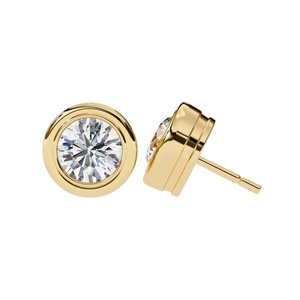 Wholesale Lab Grown Diamond <b>Stud</b> <b>Earrings</b> 18K Gold Round Cut Elegant <b>Fine</b> Jewelry for Women Wedding Gift - Product Image 3