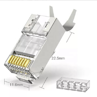 Prise de prix usine 8P8C RJ45 connecteur meilleure marque Rj45 connecteurs Cat5 Cat6 pour connecter le réseau