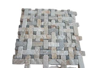 Decoración de pared de calidad, mosaico de piedra de mármol blanco, mosaico de piedra de <span class=keywords><strong>cueva</strong></span> Natural - Product Image 3