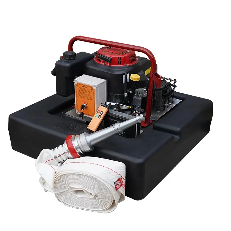 High Quality Portable Fire Emergency Rescue Fire Pump Remote Control Floating Boat Pump