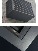 Panneaux de persiennes en aluminium pour murs et toits, système de pare-soleil pour usage résidentiel ou commercial