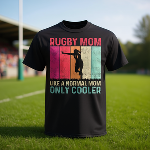 Camiseta para mamá de rugby, como una mamá normal, solo que más genial, regalo para el día de la madre - Product Image 3