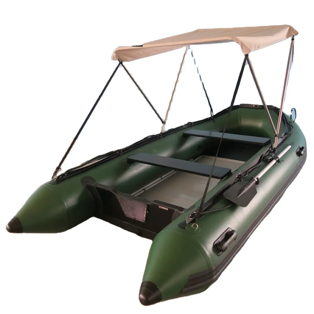 1.2mm 3.3m Vente en gros PVC Pliant bateau gonflable bateau de pêche gonflable