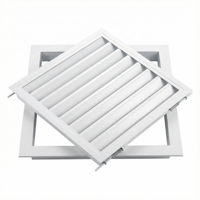 Déflecteur de vent pour climatiseur extérieur avec grille à lamelles, empêche les dommages causés par le vent direct, guide l'air vers l'extérieur de l'unité