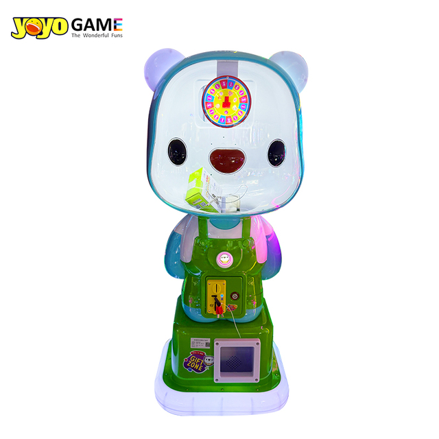 Commercial Capsule Vending Machine Coin Operated Cute Bear Prize Dispenser for Shopping Mall