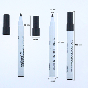 Haute qualité acrylique portable pointe <span class=keywords><strong>tableau</strong></span> <span class=keywords><strong>blanc</strong></span> marqueur permanent encre grasse marqueur stylo croquis école <span class=keywords><strong>crayon</strong></span> ensemble - Product Image 2