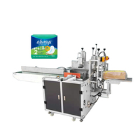 Machine d'emballage automatique de couche de coussin d'allaitement Machine d'emballage de scellage de sac de coton de séparateur de drap de lit jetable haut de gamme