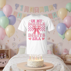 Camiseta para niñas con lazo coqueto de My Double Digits Era 10Th Birthday - Product Image 3