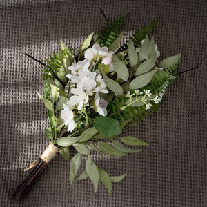 Flores Artificiales Loren CF01079 Arreglo Floral Blanco Para Decoración de Hogar y Bodas - Product Image 2