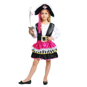 Halloween Cosplay Piratas del Caribe Niñas Cosplay fiesta <span class=keywords><strong>Pirata</strong></span> Disfraces - Product Image 2