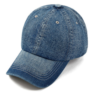 Cappellino da Baseball Unisex in Denim Terry Oxford con Logo Personalizzato, Effetto Acid Wash e Stampa Ricamata - Product Image 5